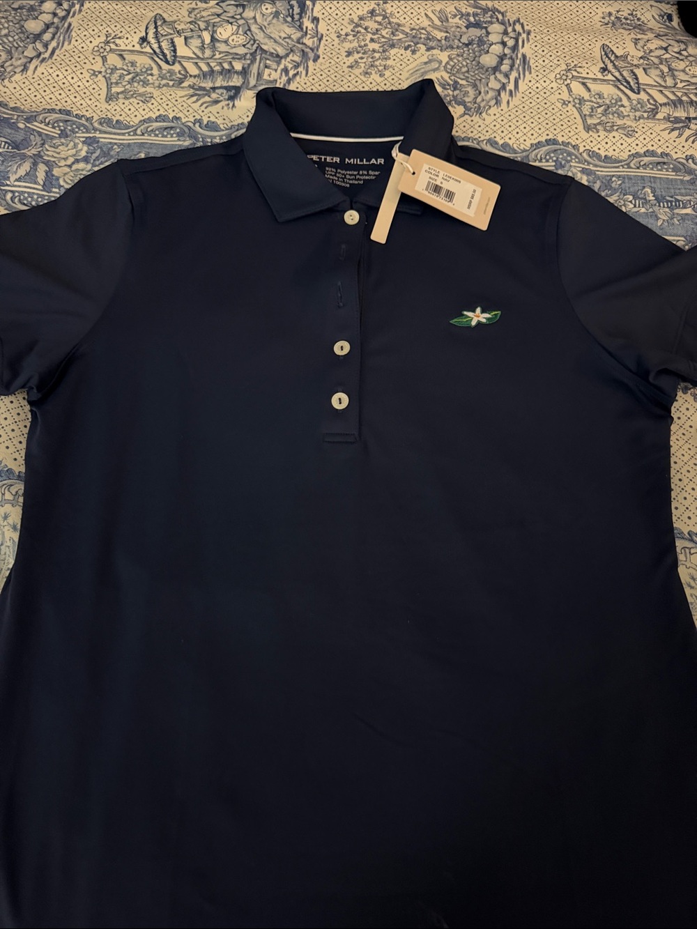 Peter Millar Navy Polo Shirt NWT